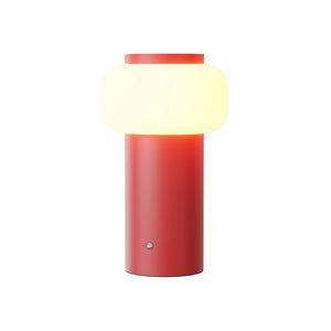Lámpara de sobremesa portátil para exterior roja Mimo