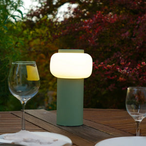 Lámpara de sobremesa portátil para exterior verde Mimo