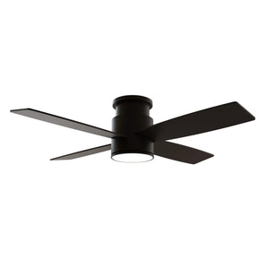 Ventilador de techo negro o madera con luz Taro