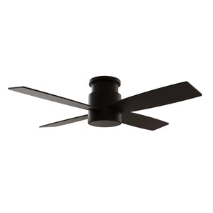 Ventilador de techo negro o madera con luz Taro