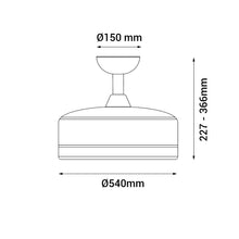 Cargar imagen en el visor de la galería, Ventilador de techo Wifi con luz Ness