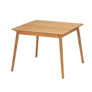 Conjunto comedor 4p. de exterior de madera rosa Nassau